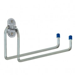 MENSOLA GANCIO L DOPPIO cm 18              4050 AL