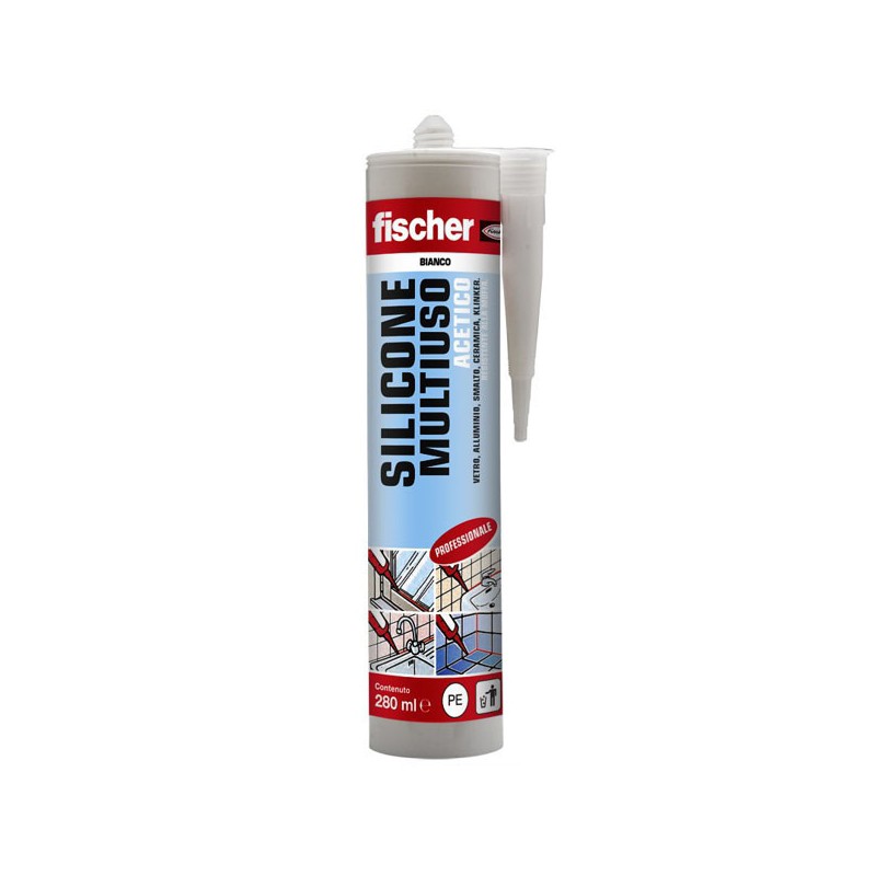 SILICONE ACETICO MULTIUSO SAM GR    ml 280 FISCHER