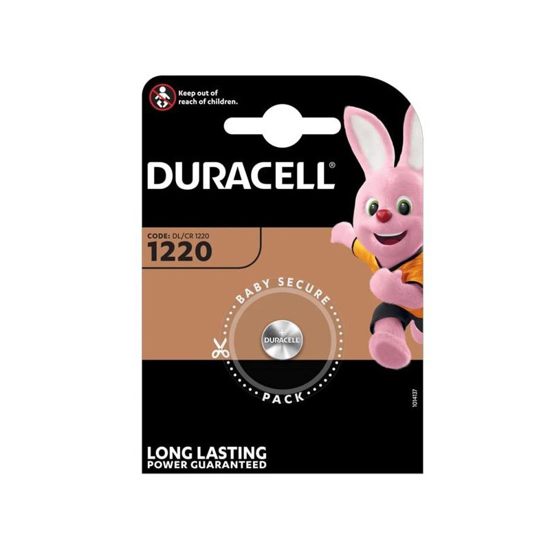 PILA BOTTONE LITIO DL1220 DURACELL PILA BOTTONE LITIO DL1220 DURACELL