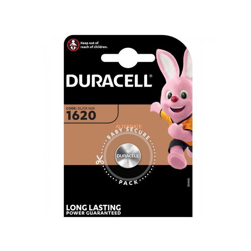PILA BOTTONE LITIO DL1620 DURACELL PILA BOTTONE LITIO DL1620 DURACELL