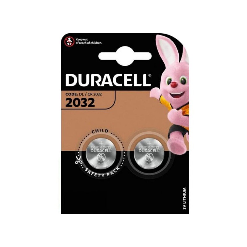 PILA BOTTONE LITIO Pz 2 DL2032 DURACELL PILA BOTTONE LITIO Pz 2 DL2032 DURACELL