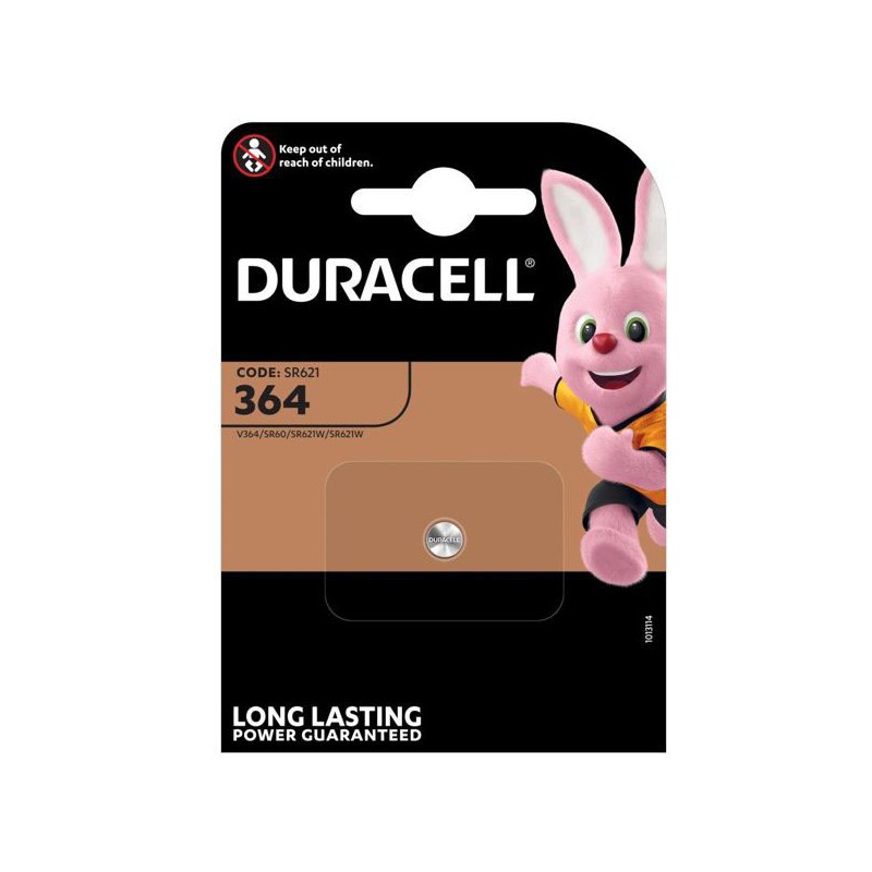 PILA BOTTONE OSSIDO ARGENTO D364 DURACELL PILA BOTTONE OSSIDO ARGENTO D364 DURACELL