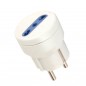 ADATTATORE 10/16A+T SCHUKO BIANCO    SYNTESY 05273