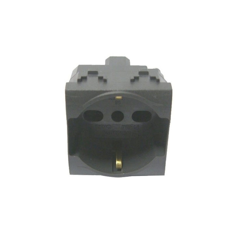 FRUTTO COMFORT PRESA SCHUKO 10/16A ANTRACITE FRUTTO COMFORT PRESA SCHUKO 10/16A ANTRACITE