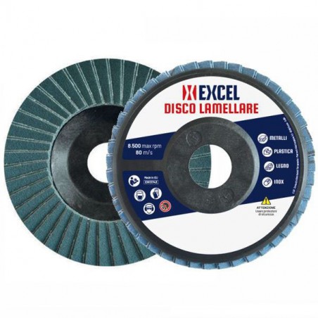 DISCO LAMELLE ZIRCONIO  115 f22 gr 60  EXCEL 03636