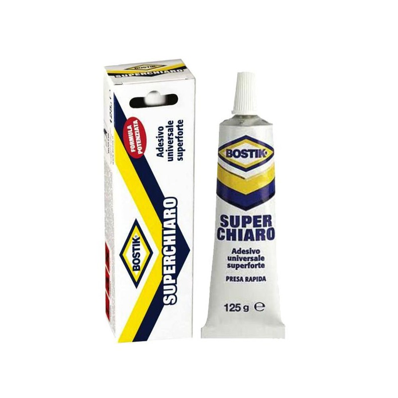 ADESIVO SUPERCHIARO TUBETTO g 50 BOSTIK ADESIVO SUPERCHIARO TUBETTO g 50 BOSTIK