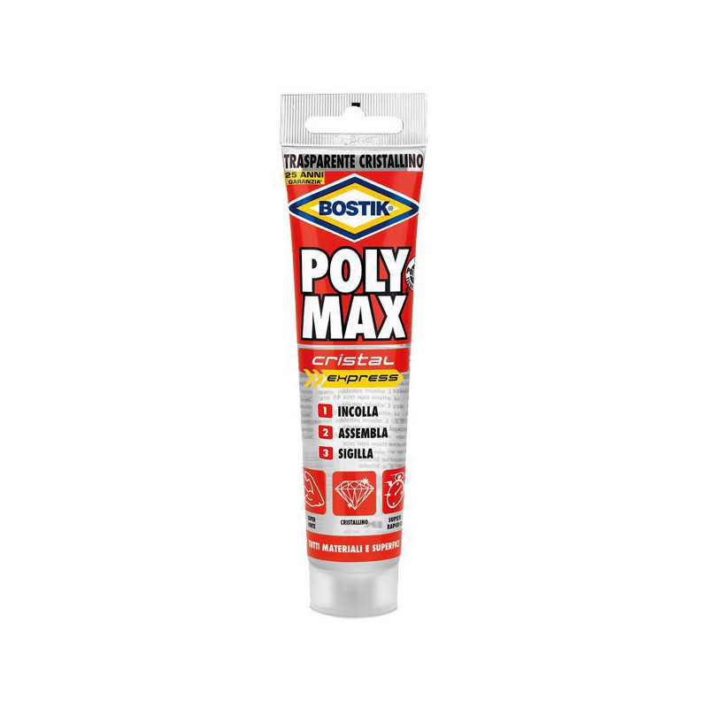 ADESIVO POLY MAX g 115 CRISTAL              BOSTIK