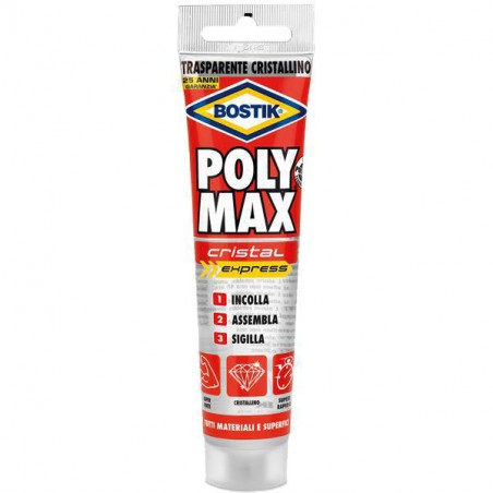 ADESIVO POLY MAX g 115 CRISTAL              BOSTIK