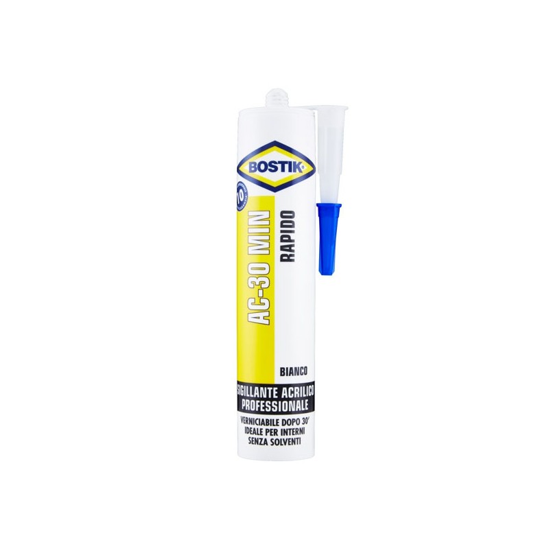 SIGILLANTE ACRILICO RAPIDO BIANCO ml 300 BOSTIK SIGILLANTE ACRILICO RAPIDO BIANCO ml 300 BOSTIK