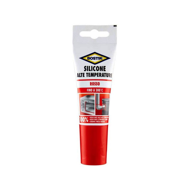 SILICONE ALTA TEMPERATURA ROSSO      ml  60 BOSTIK