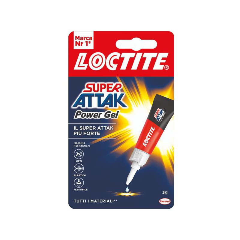 COLLA SUPERATTAK POWER GEL          g  3,0 LOCTITE