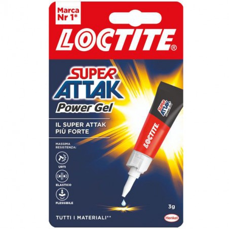 COLLA SUPERATTAK POWER GEL g 3,0 LOCTITE