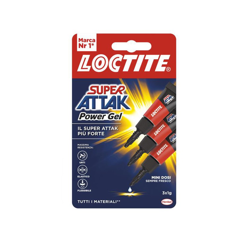 COLLA SUPERATTAK POWER GEL MINI TR. g  3,0 LOCTITE