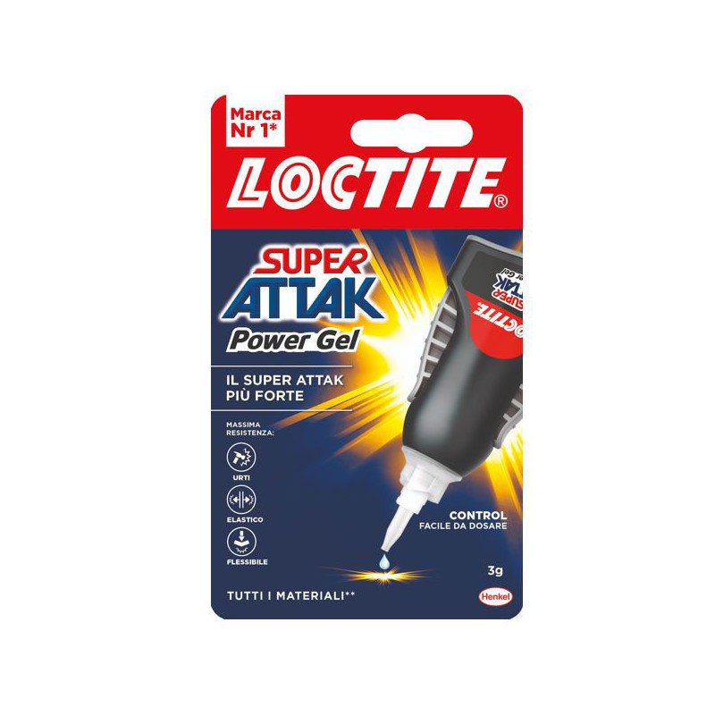 COLLA SUPERATTAK POWER GEL CONTROL  g  3,0 LOCTITE