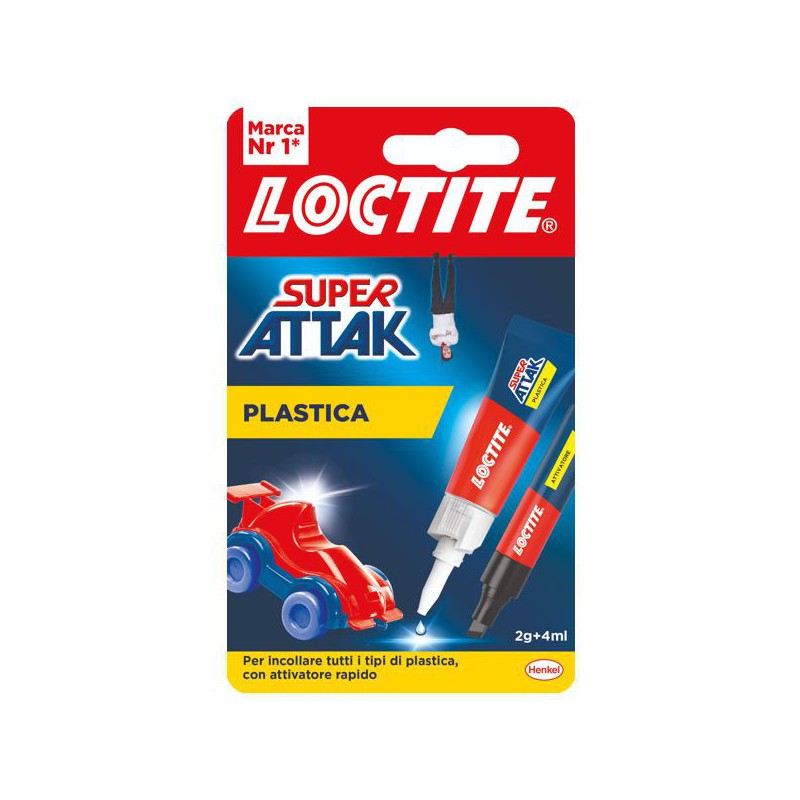 COLLA SUPERATTAK PLASTICA           g  2,0 LOCTITE