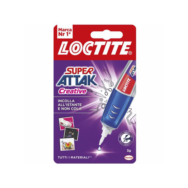 COLLA SUPERATTAK CREATIVE           g  3,0 LOCTITE