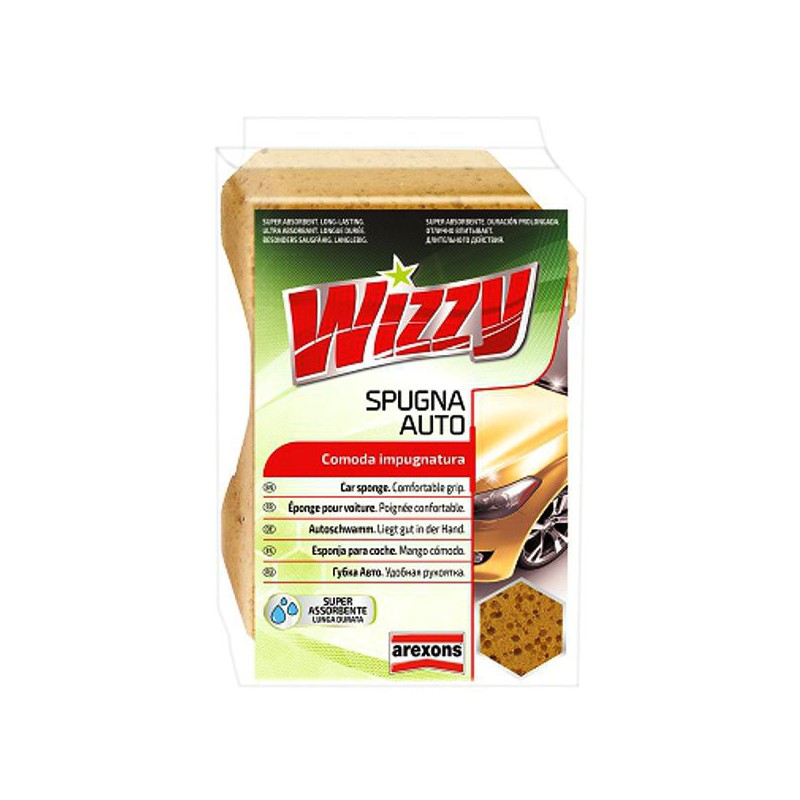 SPUGNA WIZZY AUTO cm 6,7x10,5x16           AREXONS