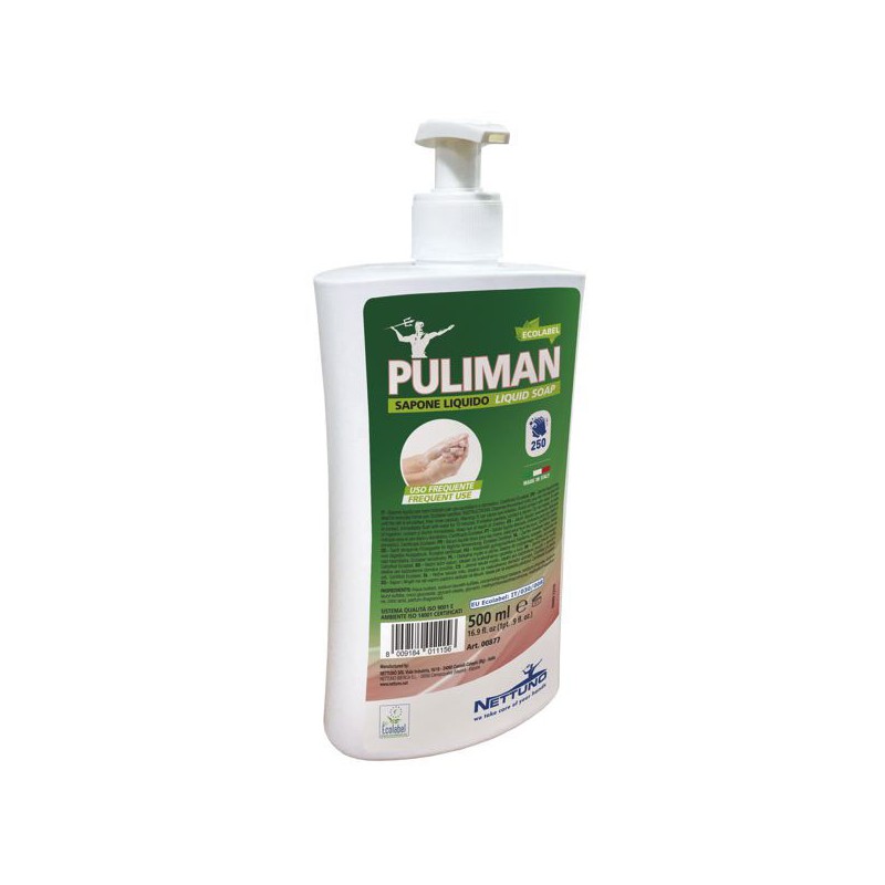 SAPONE LIQUIDO l 0,5 DOSATORE PULIMAN ECOL.NETTUNO SAPONE LIQUIDO l 0,5 DOSATORE PULIMAN ECOL.NETTUNO