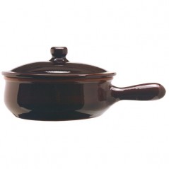 CASSERUOLA 1 MANICO COPERCHIO    cm 25 BRUNA COLI'