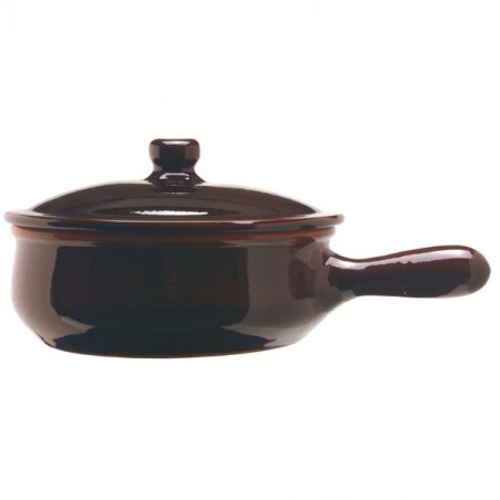 CASSERUOLA 1 MANICO COPERCHIO    cm 25 BRUNA COLI'