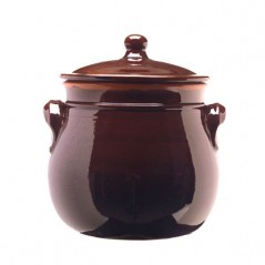 PENTOLA 2 MANICI COPERCHIO       cm 20 BRUNA COLI'