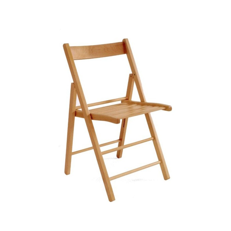 SEDIA LEGNO PIEGHEVOLE BIRRERIA NOCE   VETTE 10027