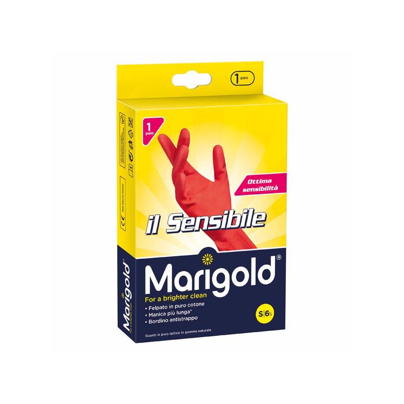 GUANTI DOMESTICI SENSIBILI            8,5 MARIGOLD