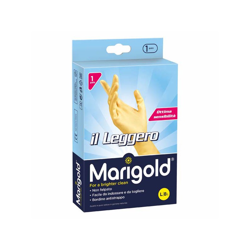 GUANTI DOMESTICI LEGGERI              8,5 MARIGOLD