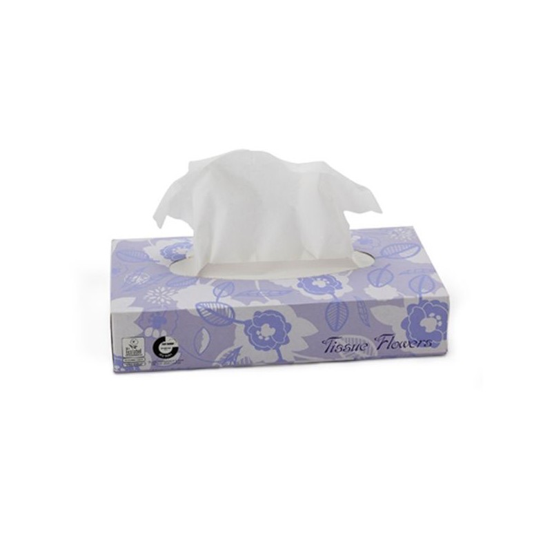 VELINE CELLULOSA 2V FLOWERS          Pz 100 CELTEX