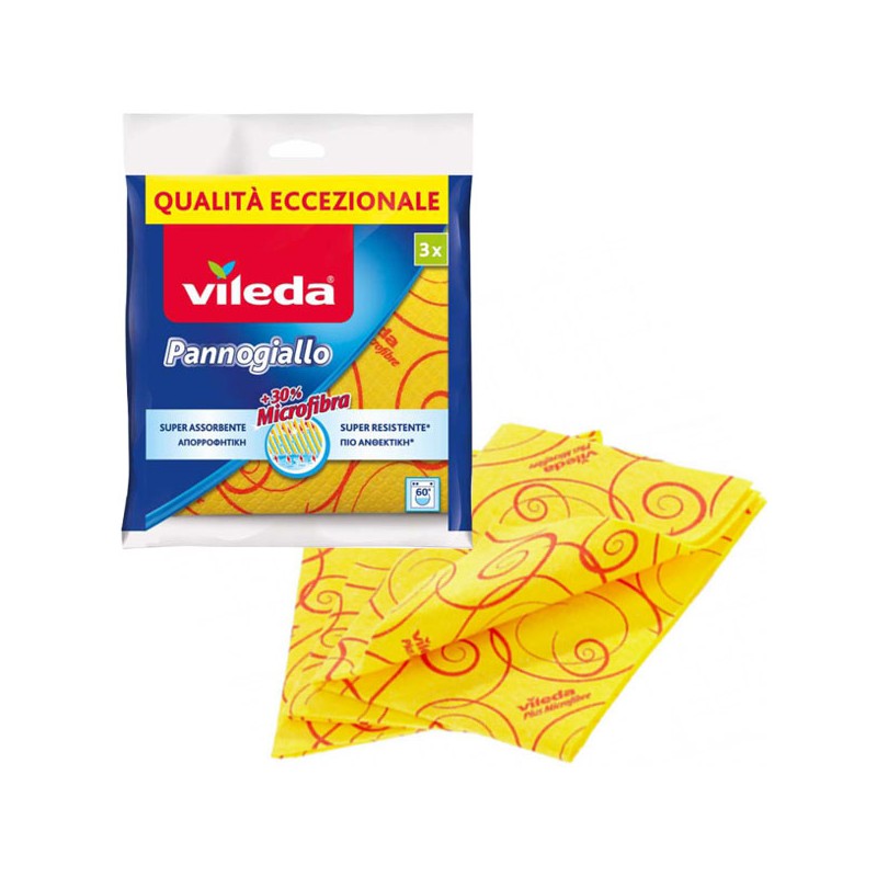 PANNO MILLEUSI PANNOGIALLO    Pz 3 cm 40x36 VILEDA