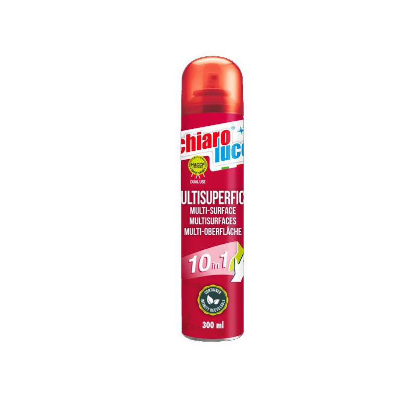 DETERGENTE MULTISUPERFICI SPRAY ml 300 CHIARO LUCE DETERGENTE MULTISUPERFICI SPRAY ml 300 CHIARO LUCE