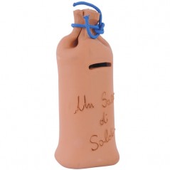 SALVADANAIO TERRACOTTA SACCO cm 12 h 23 COLI'