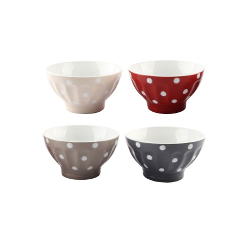 SCODELLA PORCELLANA POIS             cm 16 BORELLA