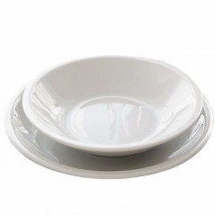 PIATTO PORCELLANA FONDO cm 20,5 ROMA SATURNIA