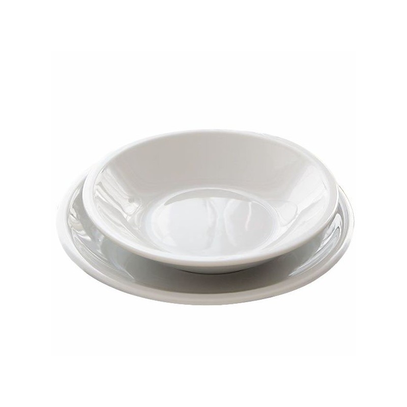 PIATTO PORCELLANA FONDO      cm 20,5 ROMA SATURNIA