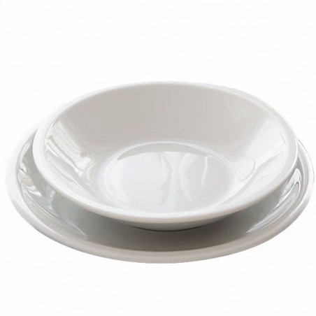 PIATTO PORCELLANA FONDO cm 20,5 ROMA SATURNIA