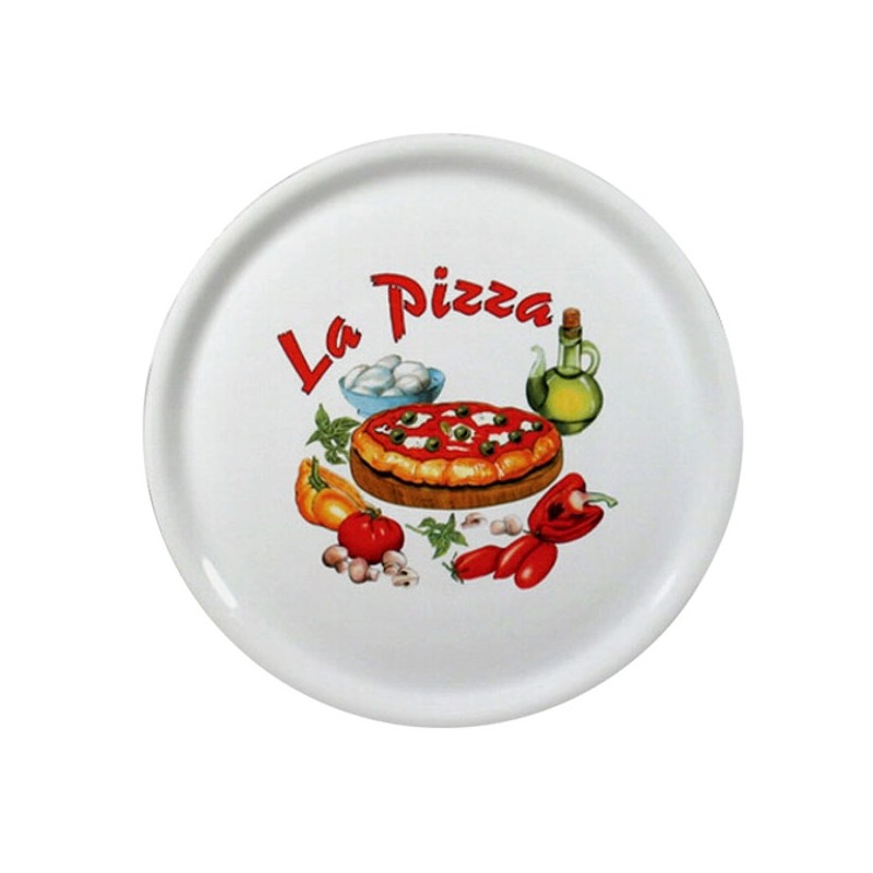 PIATTO PORCELLANA PIZZA X26  cm 31 NAPOLI SATURNIA