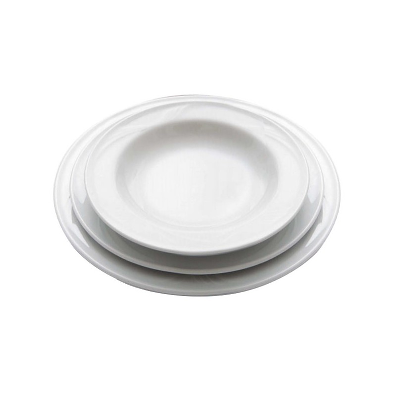 PIATTO PORCELLANA FONDO   cm 22,5 CAPRERA SATURNIA