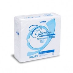 TOVAGLIOLO 2V CLASSIC BIANCO  Pz  50 33x33 INFIBRA