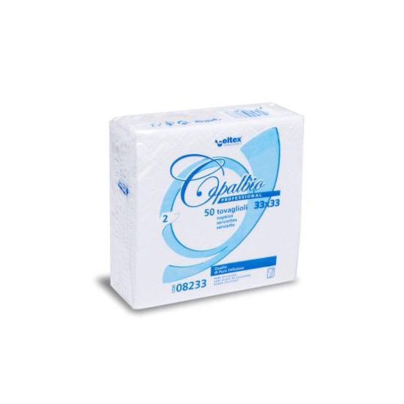 TOVAGLIOLO 2V CLASSIC BIANCO Pz 50 33x33 INFIBRA TOVAGLIOLO 2V CLASSIC BIANCO Pz 50 33x33 INFIBRA