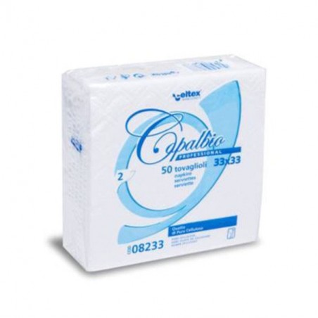 TOVAGLIOLO 2V CLASSIC BIANCO  Pz  50 33x33 INFIBRA