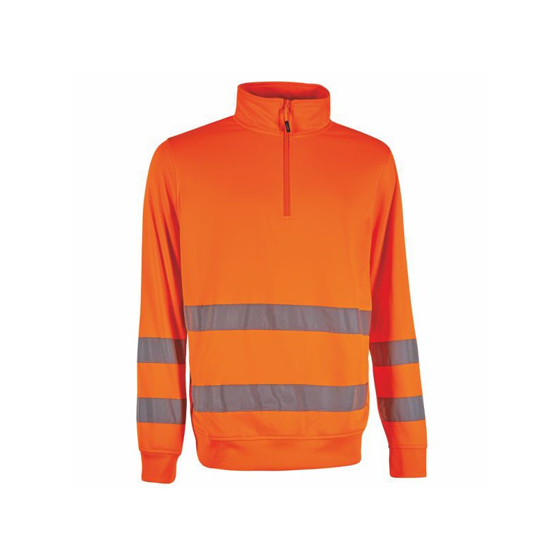 FELPA ZIP CORTA ALTA VISIB.ARANC. S   FELIS UPOWER