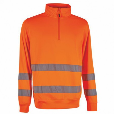 FELPA ZIP CORTA ALTA VISIB.ARANC. S   FELIS UPOWER