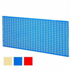 PANNELLO FORATO ACCIAIO 98x46 GRIGIO MARTELLATO