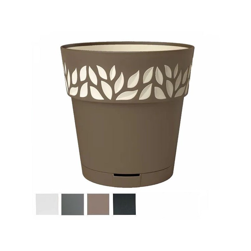 VASO CLOE TONDO RIS.ACQUA GREIGE  25 h 25 STEFANPL