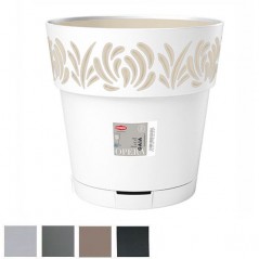 VASO GAIA TONDO RIS.ACQUA GREIGE  20 h 19 STEFANPL