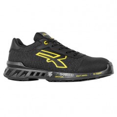 SCARPE FRANK NERO/GIALLO BASSE 36       S1P UPOWER