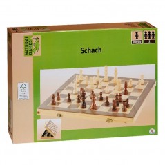 Natural Games scacchi valigetta di legno 8-99anni 2 giocatori 